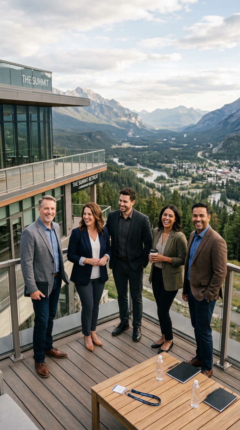 Business executives in conference - Corporate tours