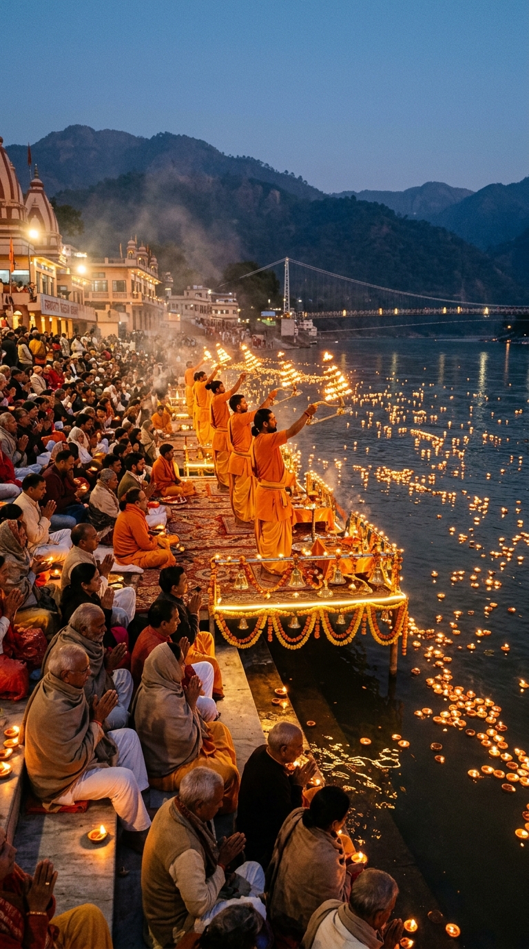 Ganga Aarti in Rishikesh - Pilgrimage tours