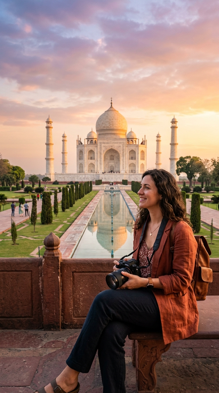 Taj Mahal at sunrise - Domestic tour destination India