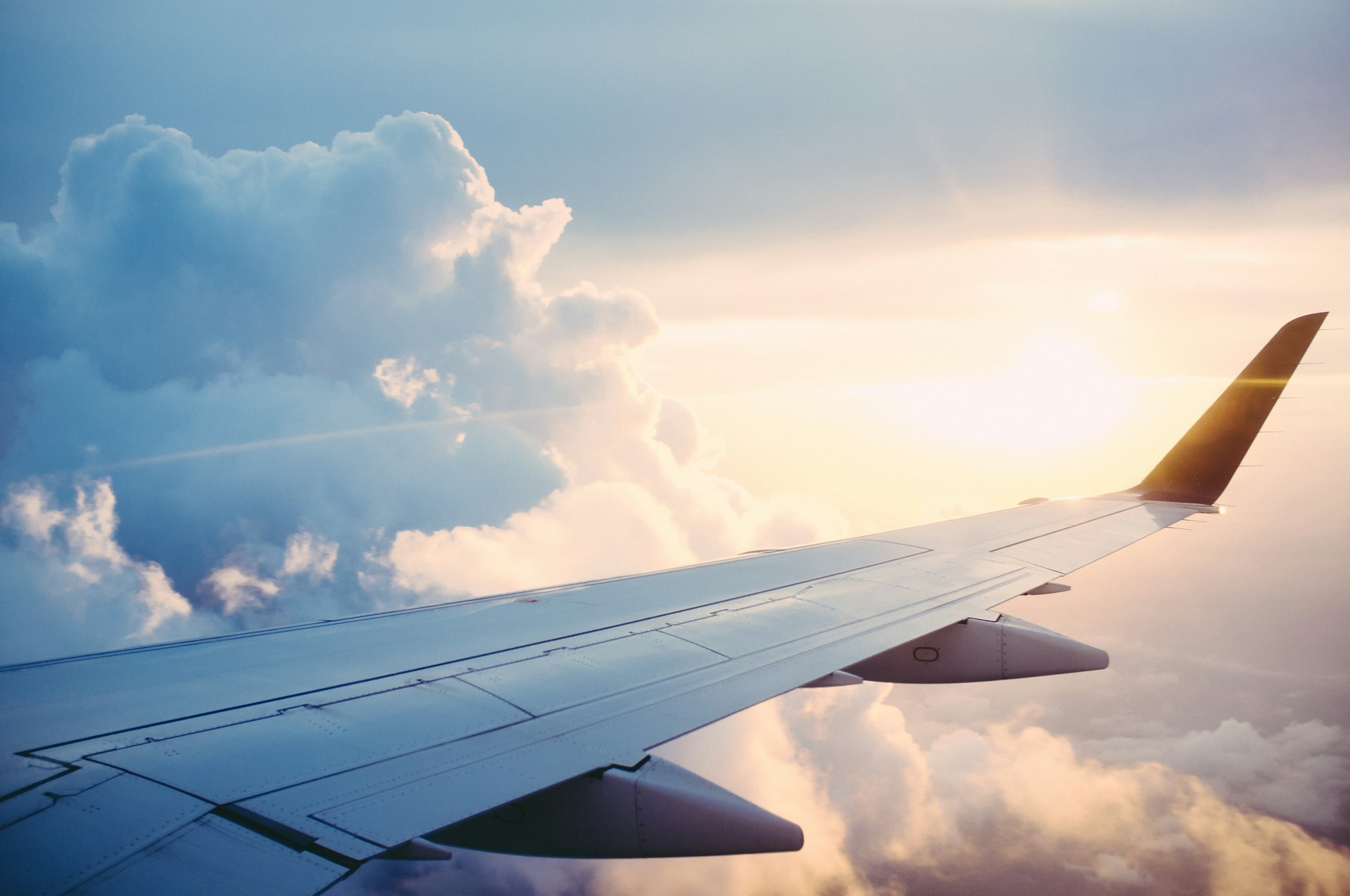 Luxury airport terminal with business travelers